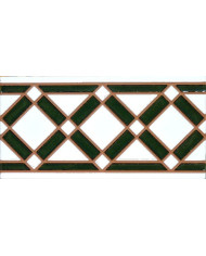 Sevillian relief tile MZ-009-12, Handmade in Seville