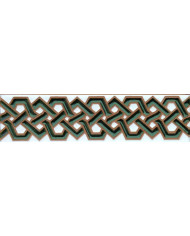 Arabic relief tile MZ-008-21, Handmade in Seville