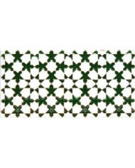 Relief Arabian tile MZ-010-12, Handmade in Seville