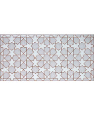 Relief Arabian tile MZ-010-61, Handmade in Seville