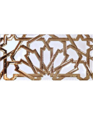 Azulejo Árabe relieve MZ-040-19, Pintado a Mano en Sevilla