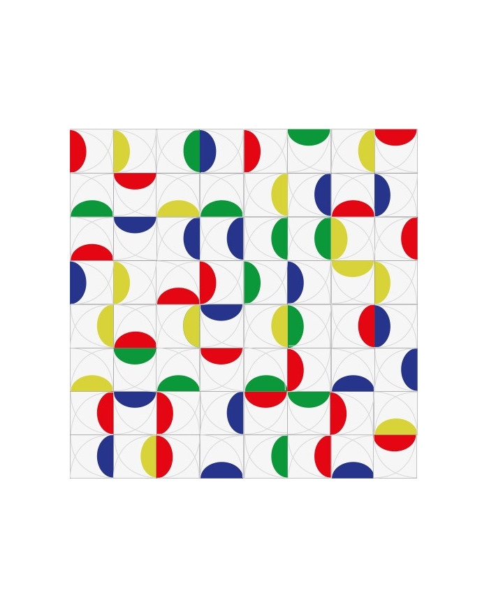 Motivo CEREZAS 2 LINEAS multicolor FS-CERE-M