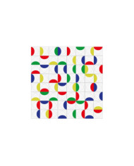 Motivo CEREZAS 2 LINEAS multicolor FS-CERE-M