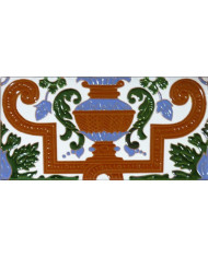 Faïence sévillan relief MZ-053-00B