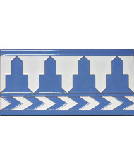 Relief Arabian tile MZ-016-41, Handmade in Seville