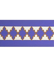 Relief Arabian tile MZ-004-41, Handmade in Seville