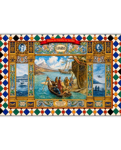 CANARIAS PLAZA DE ESPAÑA CAN-PZA, Handmade in Seville