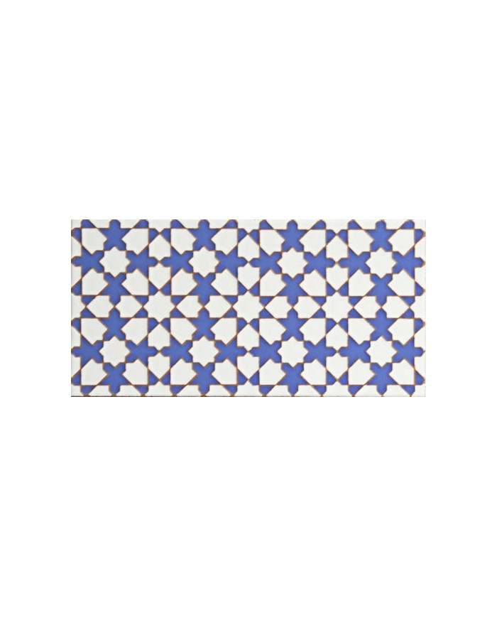 Azulejo Árabe relieve MZ-010-14, Pintado a Mano en Sevilla