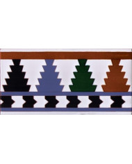 Relief Arabian tile MZ-019-00, Handmade in Seville