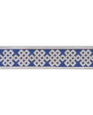 Relief Arabian tile MZ-025-14, Handmade in Seville