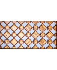 Azulejo Árabe relieve MZ-001-91, Pintado a Mano en Sevilla