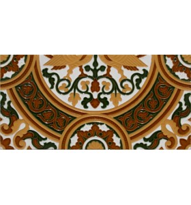 Azulejo Sevillano relieve MZ-054-02B Azulejo Sevillano relieve MZ-054-02B