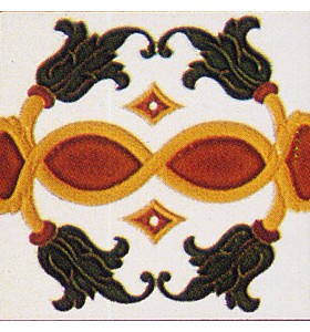 Fa&iuml;ence s&eacute;villan relief MZ-064-01