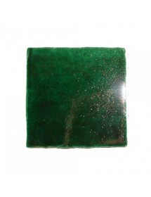 Crystalline green tile