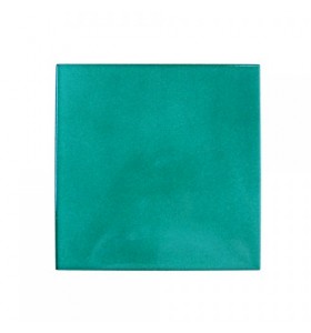 Handmade turquoise tile