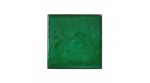 Handmade ink green tile