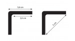 Smooth dado rail MZ-153-33