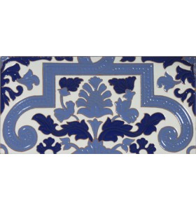 Faïence sévillan relief MZ-053-441A