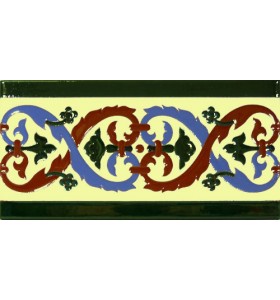Faïence sévillan relief MZ-026-03