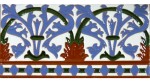 Faïence sévillan relief MZ-042-00