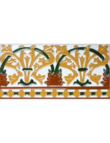 Sevillian relief tile MZ-042-01