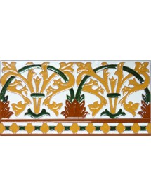 Azulejo Sevillano relieve MZ-042-01