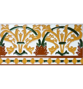 Sevillian relief tile MZ-042-01
