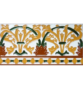 Azulejo Sevillano relieve MZ-042-01