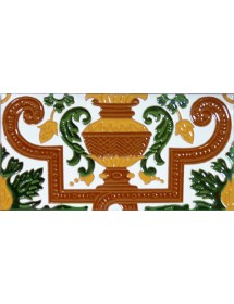 Sevillian relief tile MZ-053-01B