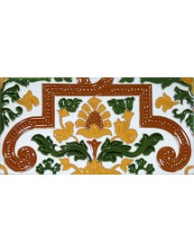 Sevillian relief tile MZ-053-01A