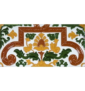 Faïence sévillan relief MZ-053-01A