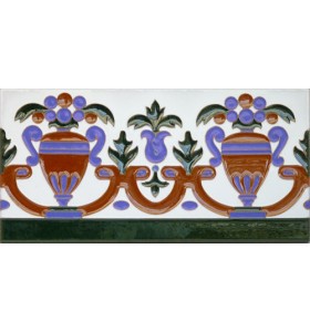 Faïence sévillan relief MZ-027-00