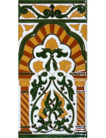 Sevillian relief tile MZ-030-01