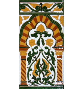 Faïence sévillan relief MZ-030-01