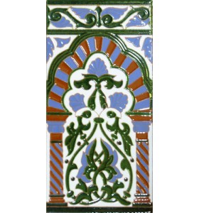 Faïence sévillan relief MZ-030-01