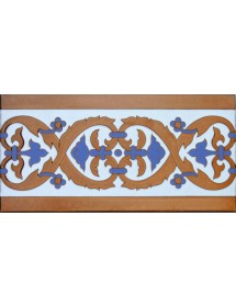 Sevillian relief copper tile MZ-026-941