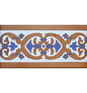 Sevillian relief copper tile MZ-026-941