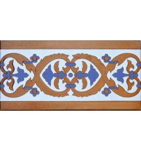 Sevillian relief copper tile MZ-026-941