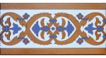 Sevillian relief copper tile MZ-026-941