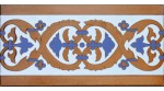 Sevillian relief copper tile MZ-026-941