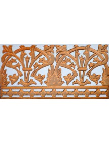 Sevillian relief copper tile MZ-042-91