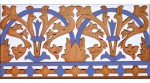 Sevillian relief copper tile MZ-042-941