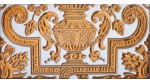 Sevillian relief copper tile MZ-053-91B