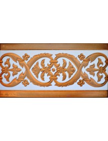 Sevillian relief copper tile MZ-026-91