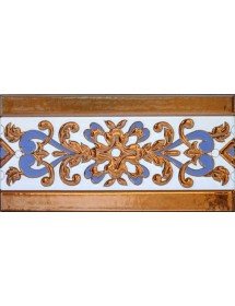 Sevillian relief copper tile MZ-033-941