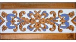 Sevillian relief copper tile MZ-033-941