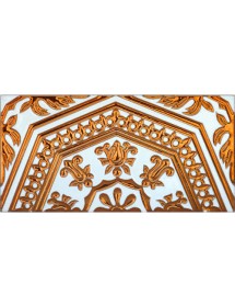 Sevillian relief copper tile MZ-051-91