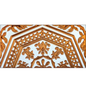 Sevillian relief copper tile MZ-051-91