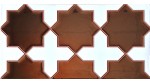 Arabian relief copper tiles MZ-071-91