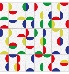 Composition CEREZAS 2 LINES multicolour